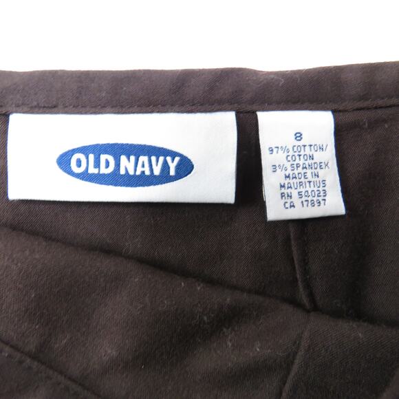 1990s Vintage Old Navy Brown Mini Skirt Size 8 Waist 30" - Picture 5 of 6